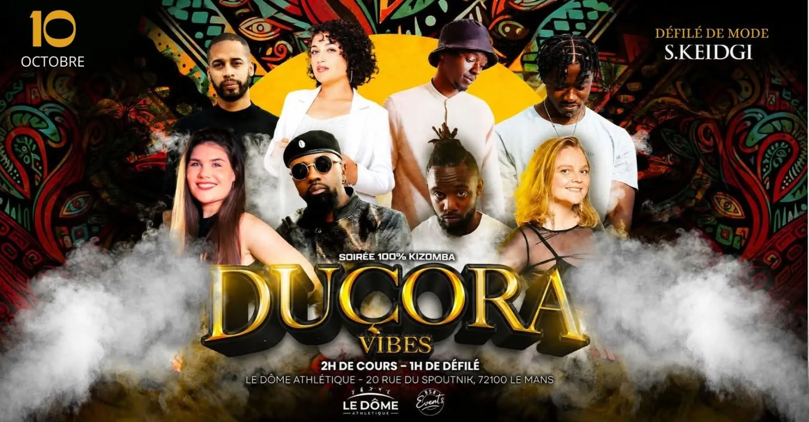 Affiche Duçora Vibes - Edition Cupcakes (Défilé de mode inclus), samedi 10 octobre 2026, Le Dôme Athlétique (Le Mans)